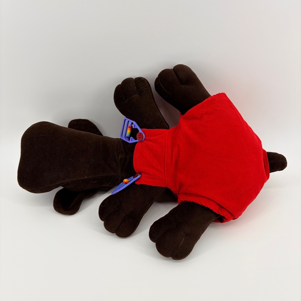 Tonka Pound Puppy Dark Brown Vintage 1985 Pound Puppies 18" Stuffed Animal Plush - Picture 4 of 6